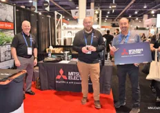 Mike Hampton, Jeff Anderson and Chris Grim of Mitsubishi Electric Trane HVAC